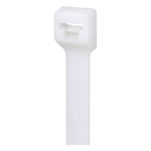 Cincho de Bloqueo de Nylon 6.6, Color Natural, 142 mm largo x 2.5mm ancho, sección transversal en miniatura, 1000 piezas