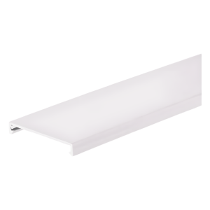 Tapa para Canaleta Ranurada, de 82.6 mm de Ancho, 1828.8 mm de Largo, Color Blanco