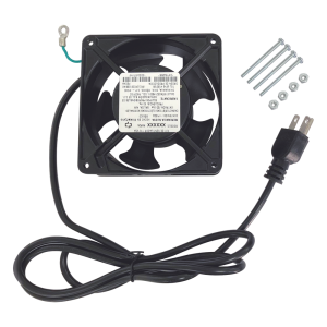 Ventilador 110 Vca de 12 x 12 cm con Cable y Clavija