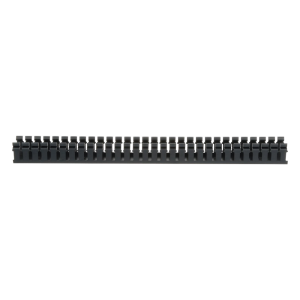 Canaleta Ranurada de PVC sin Tapa, Tipo H (Tapa Abisagrada), 55.1 mm de Ancho, 50.3 mm de Alto y 1828.8 mm de Largo, Color Negro