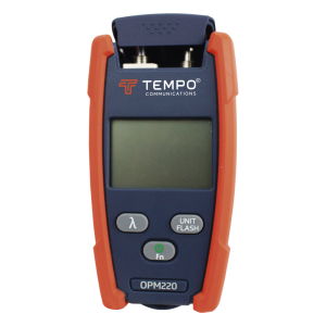 Medidor de Alta Potencia (Micro OPM) para Fibra Óptica con Localizador Visual de Fallos (VFL), Entrada Universal de 2.5 mm (para Conectores SC, ST y FC), Rango de Medición: -50 a +26 dBm