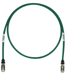 Patch Cord Cat6A, Blindado S/FTP, CM/LS0H, 3.05 Metros (10 Pies), Color Verde