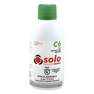 Lata De Gas De Monóxido De Carbono (CO) Genuino Para Prueba De Detectores De CO, Uso Manual o En Dispensadores SOLO-330/SOLO-332, Listado UL