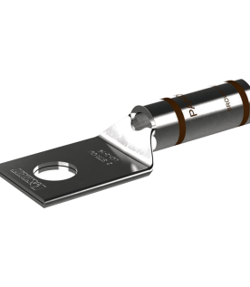 Zapata de compresión LCA2-14-Q, para cal. 2 Awg, Barreno para tornillo prisionero de 1/4, 1 Pz