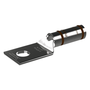 Zapata de compresión LCA2-14-Q, para cal. 2 Awg, Barreno para tornillo prisionero de 1/4, 1 Pz
