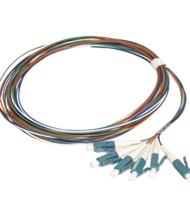 Kit de 6 Pigtails con Conector LC, Multimodo 50/125 OM4, 900um, de 1 Metro (3.28 Pies)