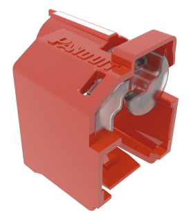 Kit de 10 Dispositivos Recubiertos para Impedir Desconexión de Plug RJ45, Color Rojo, Incluye Herramienta para Instalar/Retirar