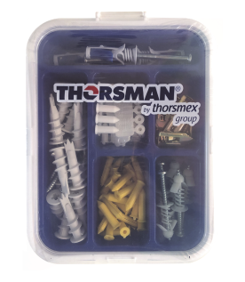 Kit para Sistemas de Fijación en Yeso, Muros Falsos, Tabique hueco, Uso en interiores  (91 piezas)