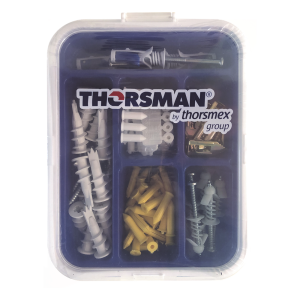 Kit para Sistemas de Fijación en Yeso, Muros Falsos, Tabique hueco, Uso en interiores (91 piezas)