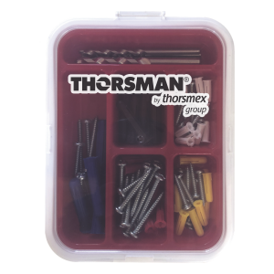 Kit para Sistemas de Fijación en Concreto, Taquetes con doble expansión y guía incluida para fácil instalación (104 piezas)