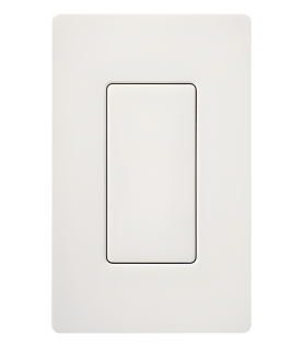 Inserto ciego para cubrir aberturas sin usar en placas de pared estilo designer Claro y Satin Colors, color Snow satinado