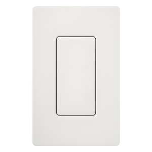 Inserto ciego para cubrir aberturas sin usar en placas de pared estilo designer Claro y Satin Colors, color Snow satinado