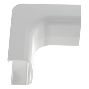 Esquinero interior, para uso con canaleta LD5, material ABS, Color Blanco