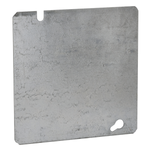 Tapa Cuadrada Ciega de  Acero Galvanizado de 4 11/16".