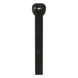Cincho de Nylon 6.6 Dome-Top®, Con Lengüeta de Bloqueo de Acero Inoxidable, 203 mm largo x 4.7mm ancho, Color Negro, Exterior Resistente a Rayos UV, Paquete de 100pz