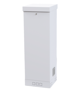 Gabinete para Piso, Capacidad, 31 Unidades de Rack, Doble puerta y Postes frontales e intermedios ajustables, Color Blanco, Se envía el Gabinete Armado.