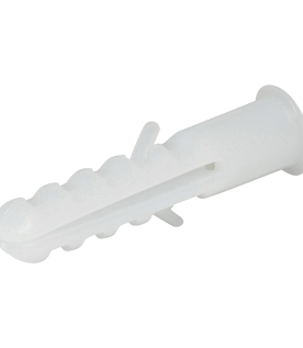 Taquete blanco #8 / Bolsa con 25 piezas.