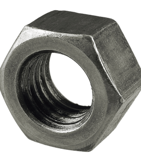 Tuerca Hexagonal Galvanizada de 3/8" (9.5 mm)/ Bolsa con 100 piezas.