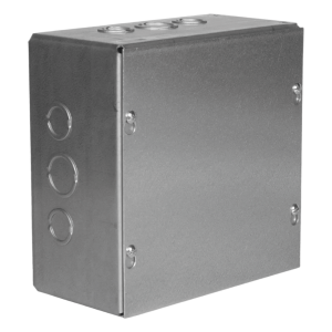 Caja Extra Grande 10" x 10" x 4"/ Profundidad 4"/Entradas Laterales - Finales 2 Entradas de 1/2"- 3/4", 1 Entrada de 3/4" - 1" y 2 Entradas de 1"- 1 1/4" / Incluye tapa.