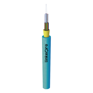 Cable de Fibra Óptica Multimodo OM4 50/125, 6 Hilos, para Interior, Tight Buffer 900µm, OFNR Riser, Dieléctrica, Precio Por Metro, (Hasta 2000 Metros en un Solo Tramo de Cable)