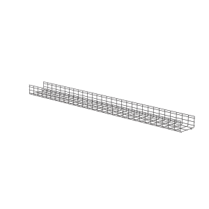 Charola Wire Basket de 12 in (304 mm) de Ancho, 6 in (152 mm) de Alto, 3 m de Largo, Hasta 626 Cables Cat6, Color Negro