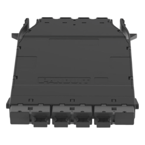 Cassette HD Flex? Para 32 Fibras Multimodo OM4, de 4 MPO(8F) Macho a 4 MPO(8F) Macho, Color Gris