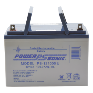 Batería 12V, 100AH, Para Respaldo, Tecnologías AGM/VRLA, 10-12 Años Vida Útil, Terminales U, Reconocida UL