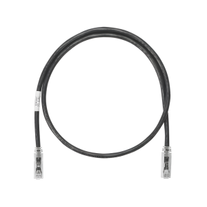 Cable de Parcheo UTP Categoría 6, con Plug Modular en Cada Extremo - 0.3 Metros (1 Pie) - Negro