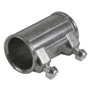 Cople de 1/2" para Tubo Pared Delgada con Tornillos Opresores.