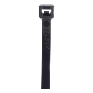 Cincho de Nylon 6.6 StrongHold™, 188mm largo x 4.8mm ancho, Color Negro, Exterior Resistente a Rayos UV, Paquete de 1000pz