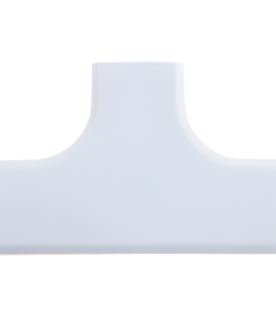 Accesorio en "T", para uso con canaleta LDPH10, material ABS, Color Blanco