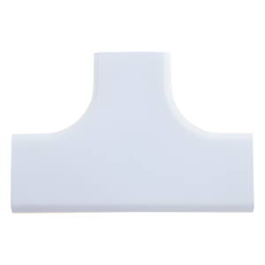 Accesorio en "T", para uso con canaleta LDPH10, material ABS, Color Blanco