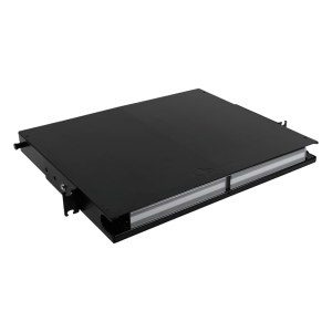 Distribuidor de Fibra Óptica de Alta Densidad LigthVerse *Plus* Para Rack de 19 Pulgadas, Acepta 4 Placas Plug and Play, Hasta 96 Fibras, 1 UR