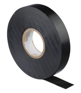 Cinta Eléctrica STRONGHOLD para Aislar de Caucho EPR, Autoadhesiva, Uso Industrial en Uniones de Alto Voltaje y Temperatura , Grosor de 0.76mm (30 mil), Ancho de 19mm, y 9.1m de Largo, Color Negro