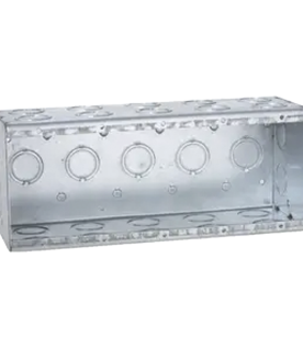 Caja Multigang de 5 Gangs/ Profundidad de 3-1/2 Pulgadas (8.89 cm)/ 29 Entradas de 1/2 - 3/4.