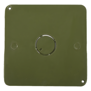 Tapa para Caja Cuadrada de 1/2" para instalaciones con tubería PVC Conduit pesado.