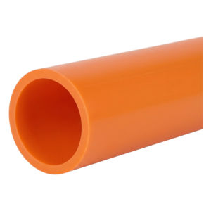 Ducto para Fibra Óptica 1 1/4" Liso RD11, Color Naranja Prelubricado, Rollo de 200 Metros