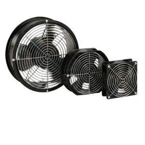 Ventilador Axial Compacto 6 Pulgadas / 115VAC / 102CFM / Silencioso / Acero Negro / 50,000 Horas Operación