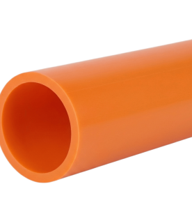 Ducto para Fibra Óptica 3/4" Liso RD11, Color Naranja Prelubricado, Rollo de 200 Metros