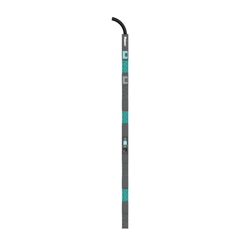 PDU EL2P Inteligente Monitoreable (MI) para Distribución de Energía, Enchufe de Entrada NEMA L6-30P, Con 18 Salidas C13/C15 y 18 C13/C15/C19/C21, de Instalación Vertical, 208 Vca, 30 Amp