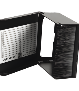 FIBER, ENCLOSURE, LIGHTVERSE, WALL MOUNT, FIXED ACCESS, 1 OPENING, BLACK