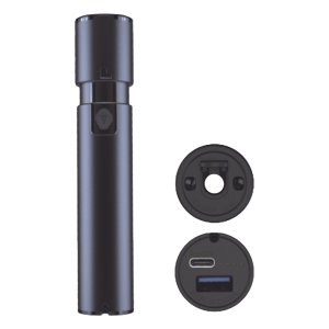 Localizador Visual de Fallos (VFL) / Para Conectores SC, FC, ST / Hasta 8-10 km de Distancia / Recargable por Puerto USB