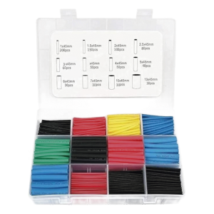 850 Tubos Termoencogibles (Termofit) 2:1, de 12 Diferentes Medidas