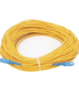 Jumper de Fibra Óptica Monomodo SC/UPC-SC/UPC Simplex de 50 Metros (164.04 Pies), 3mm