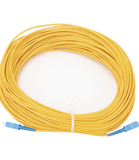 Jumper de Fibra Óptica Monomodo SC/UPC-SC/UPC Simplex de 40 Metros (131.23 Pies), 3mm