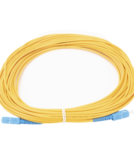 Jumper de Fibra Óptica Monomodo SC/UPC-SC/UPC Simplex de 20 Metros (65.62 Pies), 3mm