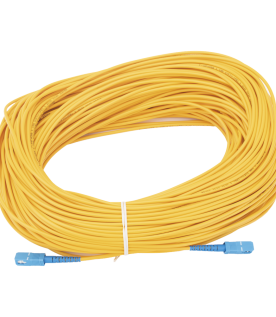 Jumper de Fibra Óptica Monomodo SC/UPC-SC/UPC Simplex de 80 Metros (262.47 Pies), 3mm