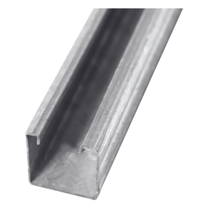Unicanal Sólido 4 X 4 cm X 3 m (Galvanizado en Caliente).
