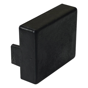 Tapa Final en Color Negro de PVC Auto Extinguible, Para Canaleta TMK-1720-N-CC (5290-02003)