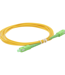 Jumper de Fibra Óptica Monomodo SC/APC-SC/APC Simplex de 3 Metros (9.84 Pies), 2mm